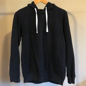 Black Knit Hoodie